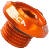 Öleinfüllschraube Voca Racing M14x1,5 orange für Minarelli liegend VCR-SD9166/OR