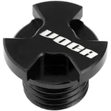 Öleinfüllschraube VOCA CNC schwarz für Derbi EBE, EBS, D50B VCR-SD9192/BK