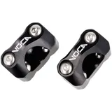 Handlebar clamp adapter VOCA V2 HB28 CNC 22mm to 28mm - black VCR-SD960.V2/BK