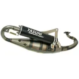 exhaust Yasuni Scooter R black for Peugeot horiz., Derbi YA225B