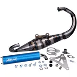 Auspuff Yasuni R-PRO blau für Minarelli stehend YA307A-RPRO Auspuff Yasuni R-PRO blau für Minarelli stehend YA307A-RPRO