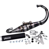 Auspuff Yasuni R-PRO schwarz für Minarelli stehend YA307B-RPRO