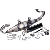 exhaust Yasuni Scooter R black for Minarelli horizontal YA902B