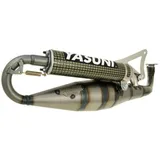 exhaust Yasuni Carrera 16 yellow carbon fiber for Minarelli horizontal YA906CK