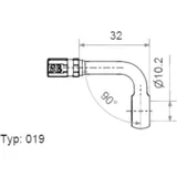 Vario Banjo Fitting TYP019 10 mm 20 S Edelstahl