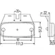 Hella LED-Seitenmarkierungsleuchte für Motorräder 1045715_0