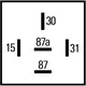 5-Pole Multifunction Relay 12 V for Motorcycles_0