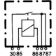 Schließerrelais 24V 20A 5-polig mit Halter 1080275_1