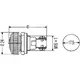 Yellow Indicator Light with Screw Mount_0