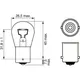 Lampe 12V21W BA15S gelb passend für: BMW R, K, C, C1_0