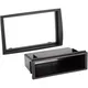 2-DIN Radio Trim Black with Storage Compartment for Citroen/Fia