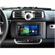 2-DIN Radio Facia for Smart ForTwo Black_0