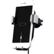 QI Car Mount by DELTACO for Ventilation Grills with Wireless Fa