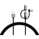 3-in-1 Charging Cable 2M VARTA USB A - C/Micro/Lightning_1