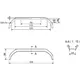 PVC Rear Fender D 2220/12 for Tandem Trailer_0