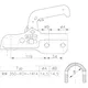 Ball Coupling WW 350-RC-H1414 60 mm for Trailers_0