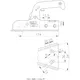 BALL COUPLING 800KG WW8Y for unbraked trailers_0