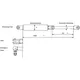 Gasfeder 750N 453MM für Motorräder_0