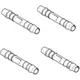 Straight Plastic Connector 4pcs GS16 Refill Pack for Cooling Ho