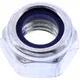 Galvanized Hex Nuts M8, Self-Locking, Pack of 10_0