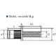 Blind Rivet Bolt M6x13 for Motorcycles_0