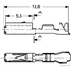 Flachsteckhülse 0.5-0.75 0.6 mm für Motorräder_0