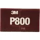 Sanding Paper Strips K800, 25 Pieces, 140X171MM, Brown with Pad