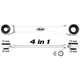 Double Ratchet Ring Wrench 4 in 1 for Motorcycles 10 13 17 19 m