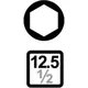 1/2" Hex Socket 17mm Length 75mm_0