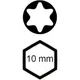 T45 Torx Screwdriver Bit 10 mm Hex Length 75 mm_0