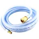 Druckluftschlauch GEWEBE LW9 5 Meter mit Messing Kupplung + Nip