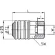 Standard Clutch DN 7.2 with 1/4" Internal Thread for Quick Coup