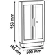 STUETZUNTERSCHRANK 500 mm_1