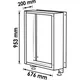 676 mm Cabinet Extension Frame for Vigor_0