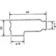 Spark Plug Cap TRS1225-B Blue for: NGK_0