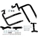 Protection bars lower black FEHLING for: Honda CRF_0