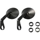 LONG BLACK BAR END MIRRORS DAYTONA for Universal_0