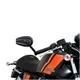 BAR END MIRROR DAYTONA LONG ALUMINIUM BLACK for Motorcycles_1