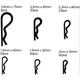 R Clip / Hairpin Cotter Assortment JMP - 150 Pieces_0