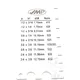 Chain size gauge JMP for: Honda CB, CBR, CRF, Kawasaki Z, KX, Z