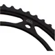 Rear sprocket 47 tooth pitch 525 black inner diameter 140 bolt