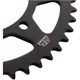 Rear sprocket 47 tooth pitch 520 black inner diameter 125 bolt