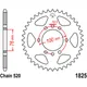 Rear sprocket 40 tooth pitch 520 inner diameter 076 bolt spacin