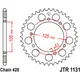 Rear sprocket 62T 420 pitch inner dia 120 bolt spacing 125 for: