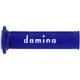 Blue/White Grips for Motorcycles 22/26 mm Open_0