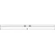 HANDLEBAR STRAIGHT BLACK 7/8″ for Custom Motorcycles_0