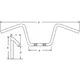 Fehling Chopper Lenker Stahl schwarz 1 Zoll mit Kabelkerbe_0