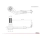 Brake lever protector black PUIG for diameter 13 - 18mm for: Ap