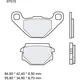 Bremsklotz CC Scooter Brembo Alternative: 7320443 passend für: