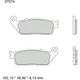 Brake pads carbon ceramic scooter cc BREMBO alternative: 737237